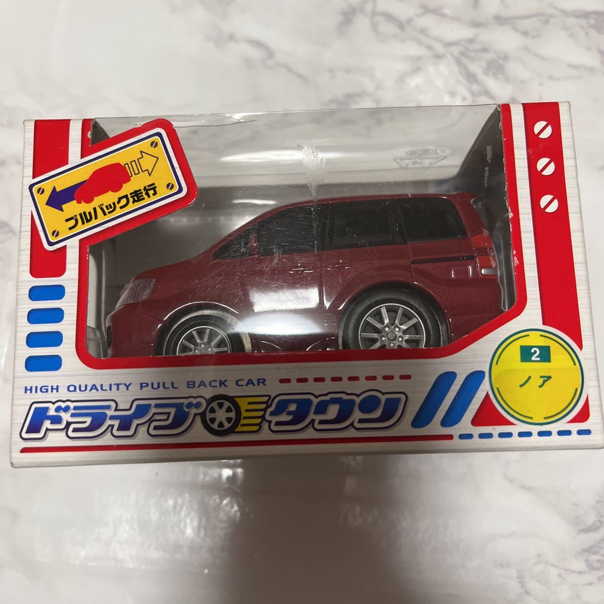 TOYOTA NOAH 60系 トヨタ ノア ZZR60 プルバックカー ドライブタウンタイプ レッド ミニカー拍卖