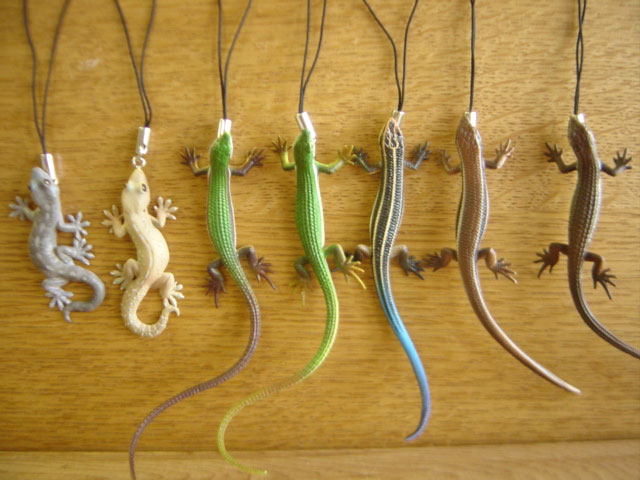 ♯Gti10GOネイチャーテクニカラーMONOトカゲヤモリストラップ8種♂奇譚KITAN CLUB♀200円〓007979_c拍卖