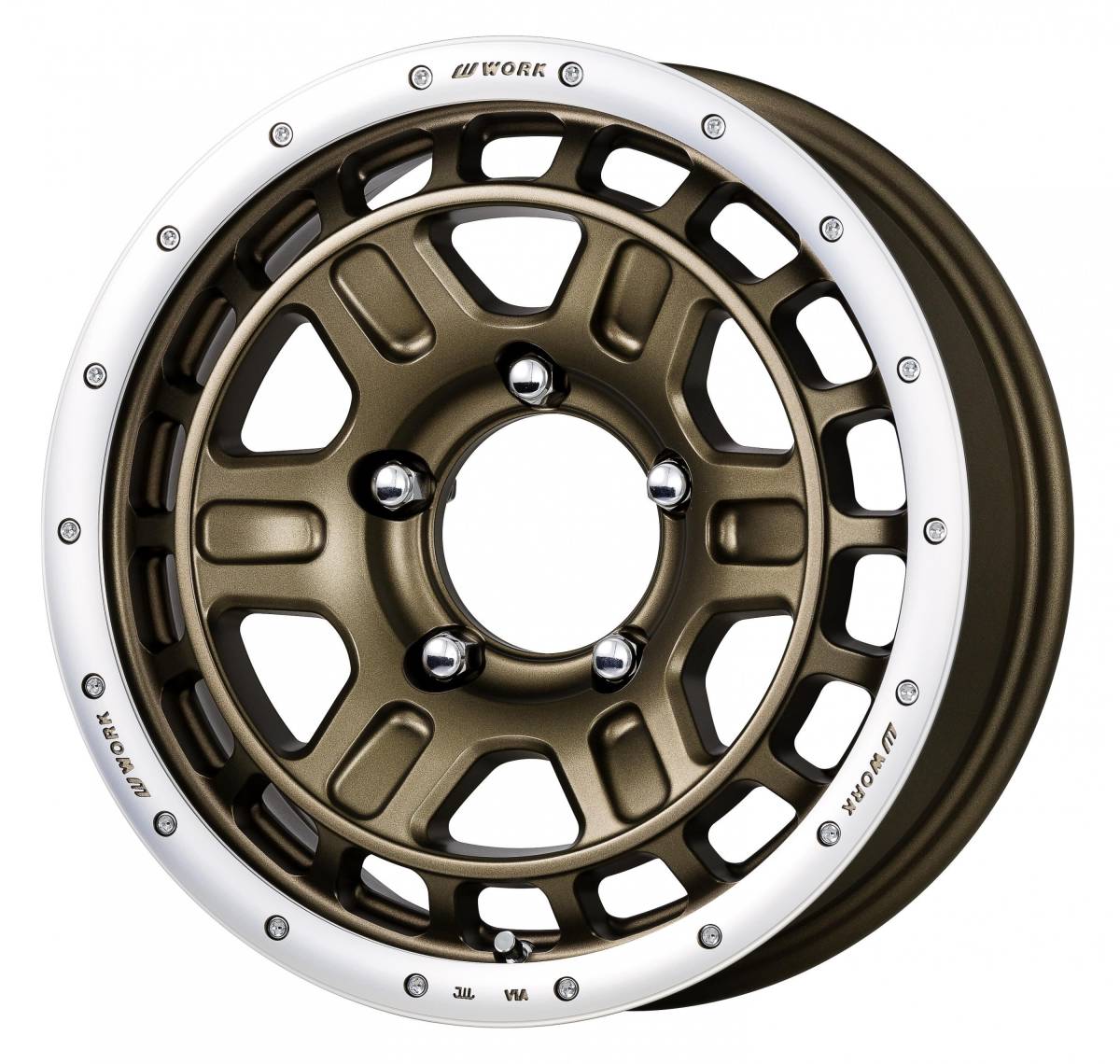 ワーク WORK ジムニー CRAG T-GRABICⅡクラッグ ティーグラビッグ2 4本セット 16インチ アッシュドチタンカットリム 16×5.5J +20 ジムニー拍卖