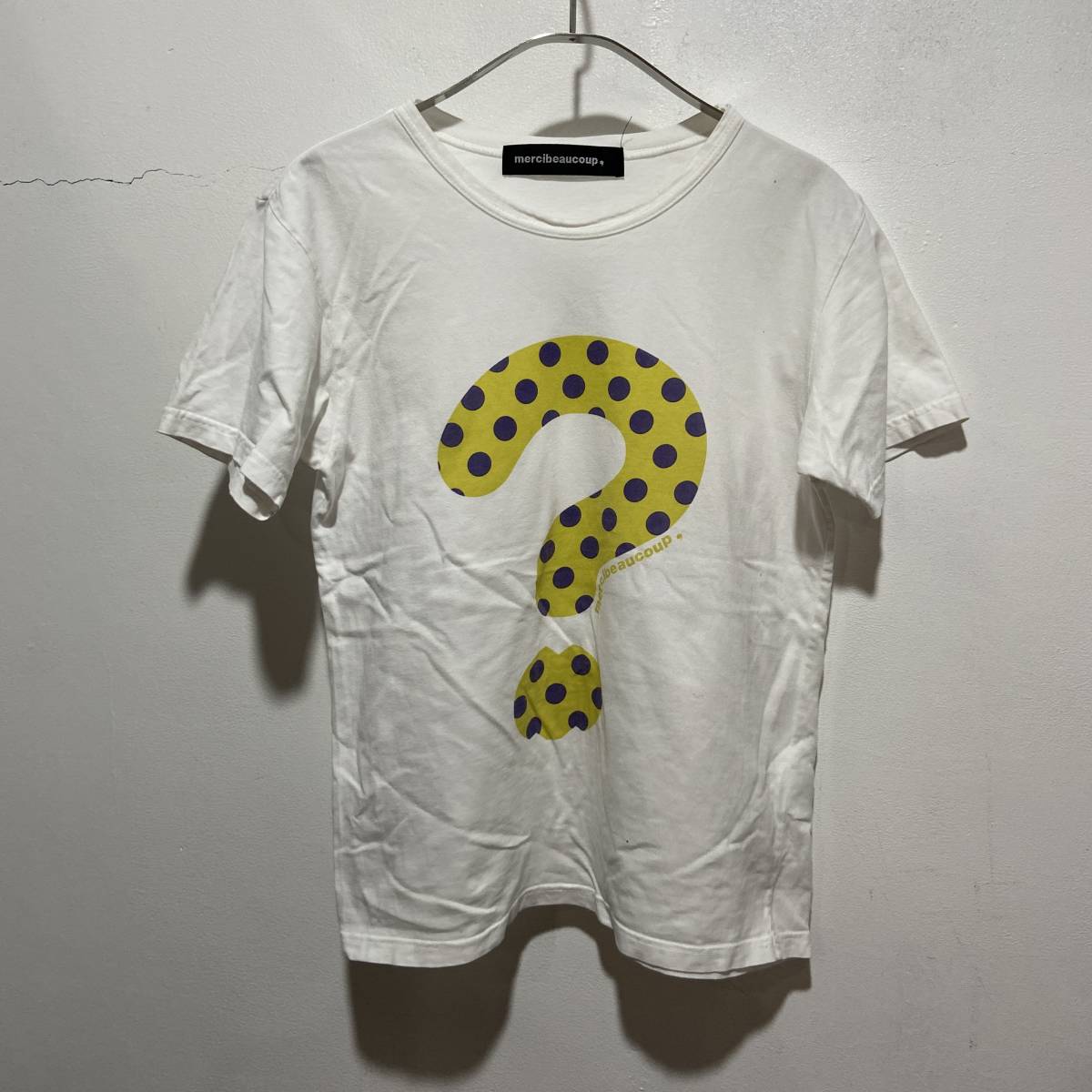 ☆送料無料☆Mercibeaucoup☆メルシーボーク☆プリントTシャツ☆サイズ1☆白T☆E22拍卖