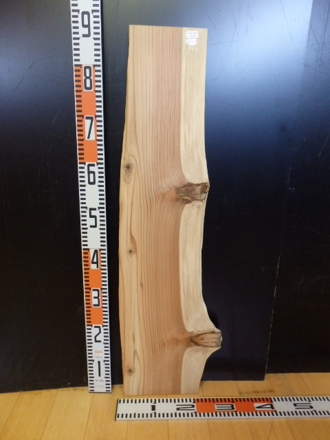 e2051143 新潟産杉●約87.3cm×厚2cm☆無垢板1枚板 木材 板 DIY 板材 天板 棚板 テーブル 看板 花台など種類豊富!拍卖