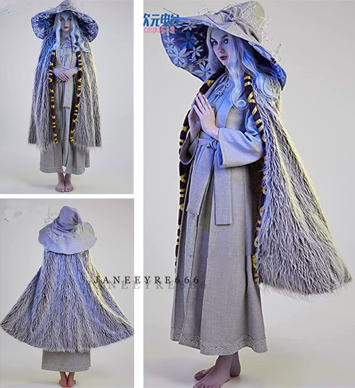 実物撮影エルデンリング ラニ Elden ring - Ranni the Witch 魔女ラニ コスプレ衣装+帽 風(ウィッグ 靴別売り)拍卖