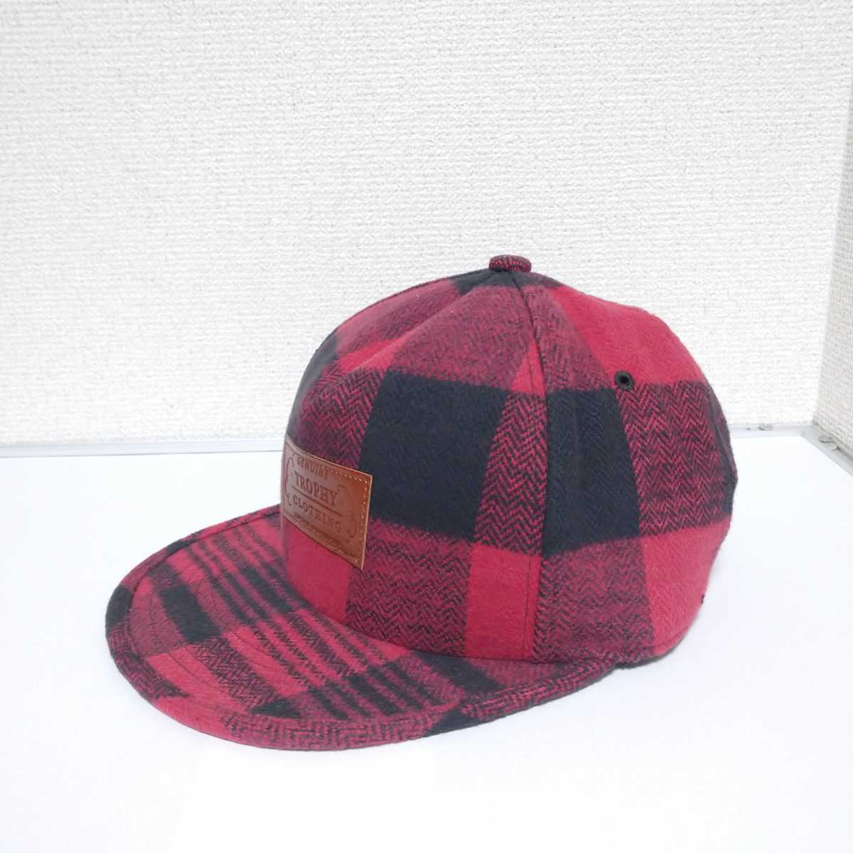 タグ付き未使用品 TROPHY CLOTHING トロフィークロージング 7 1/2 Buffalo Logger Cap バッファローロガーキャップ XL 42拍卖