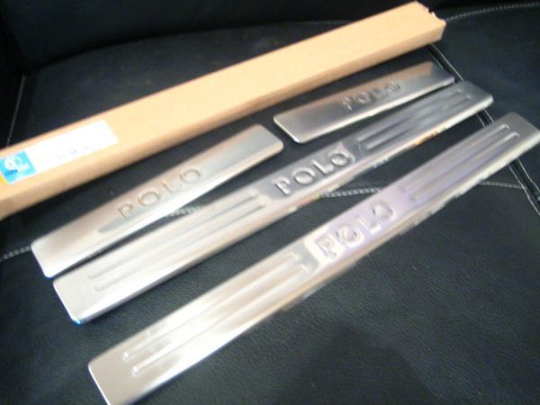 VW ポロ/POLO(6R/6C) ドアシルプレート/4PCS【OMTEC/オムテック製】新品/拍卖