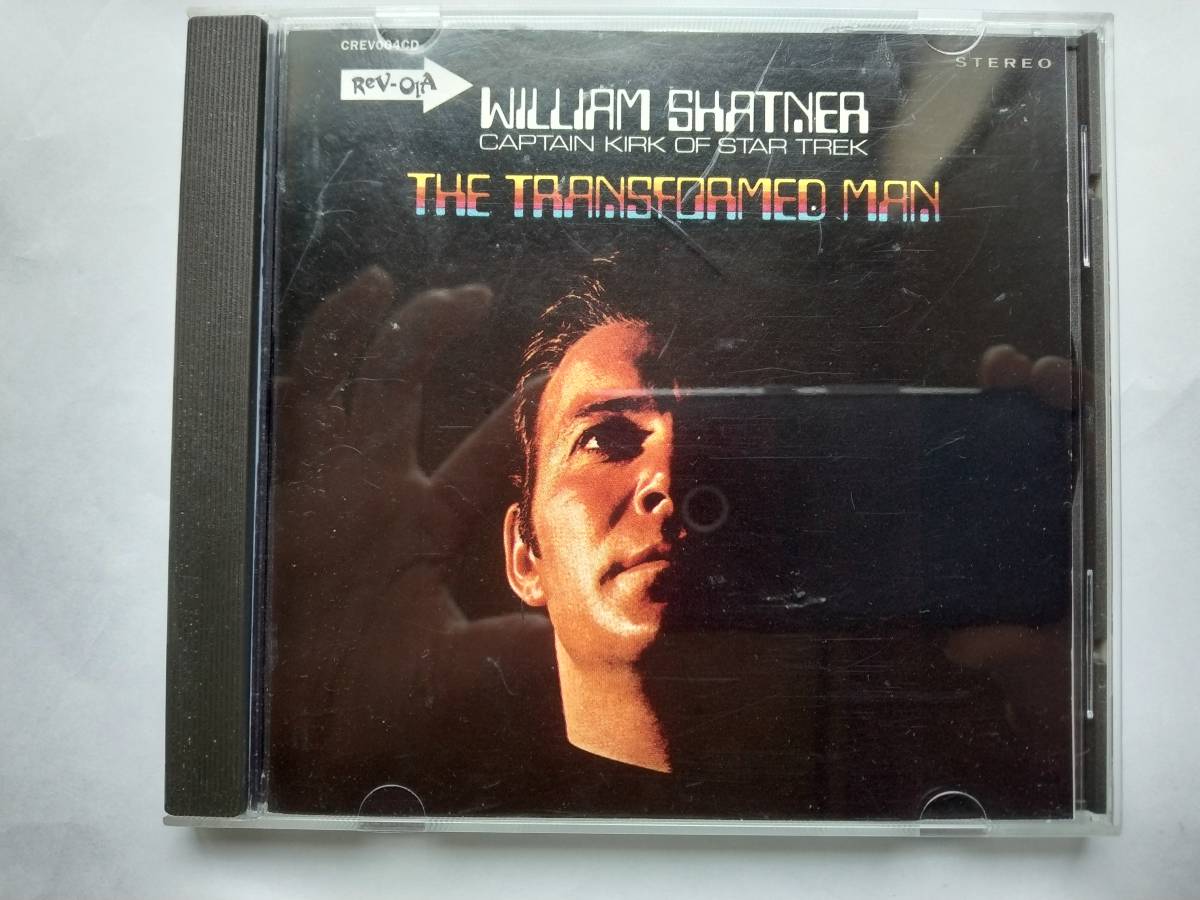 CD WILLIAM SHATNER THE TRANSFORMED MAN CREV004CD ウィリアム・シャトナー CAPTAIN KIRK OF STAR TREK スタートレック カーク船長 拍卖