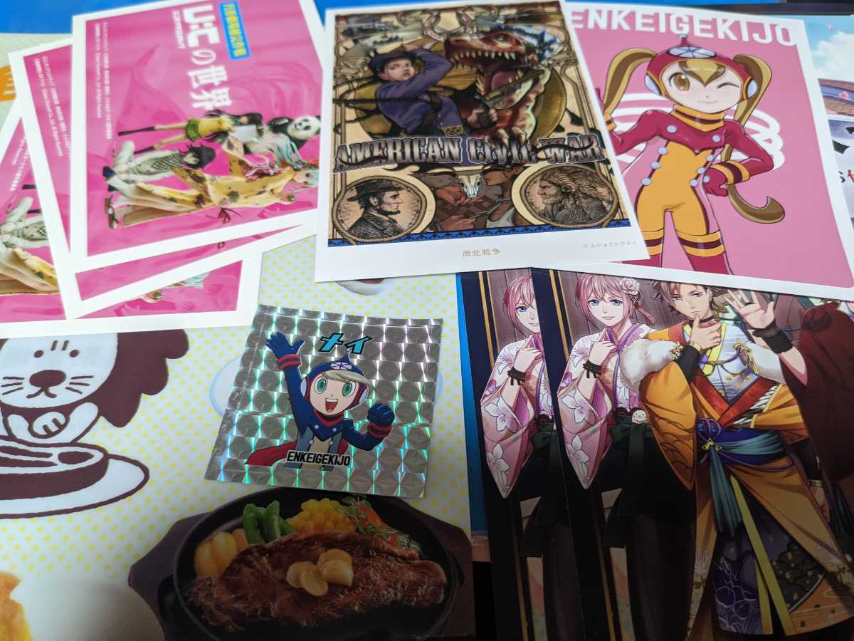 円形劇場 海洋堂フィギュアミュージアム 非売品 ポスカード シール チラシセット拍卖