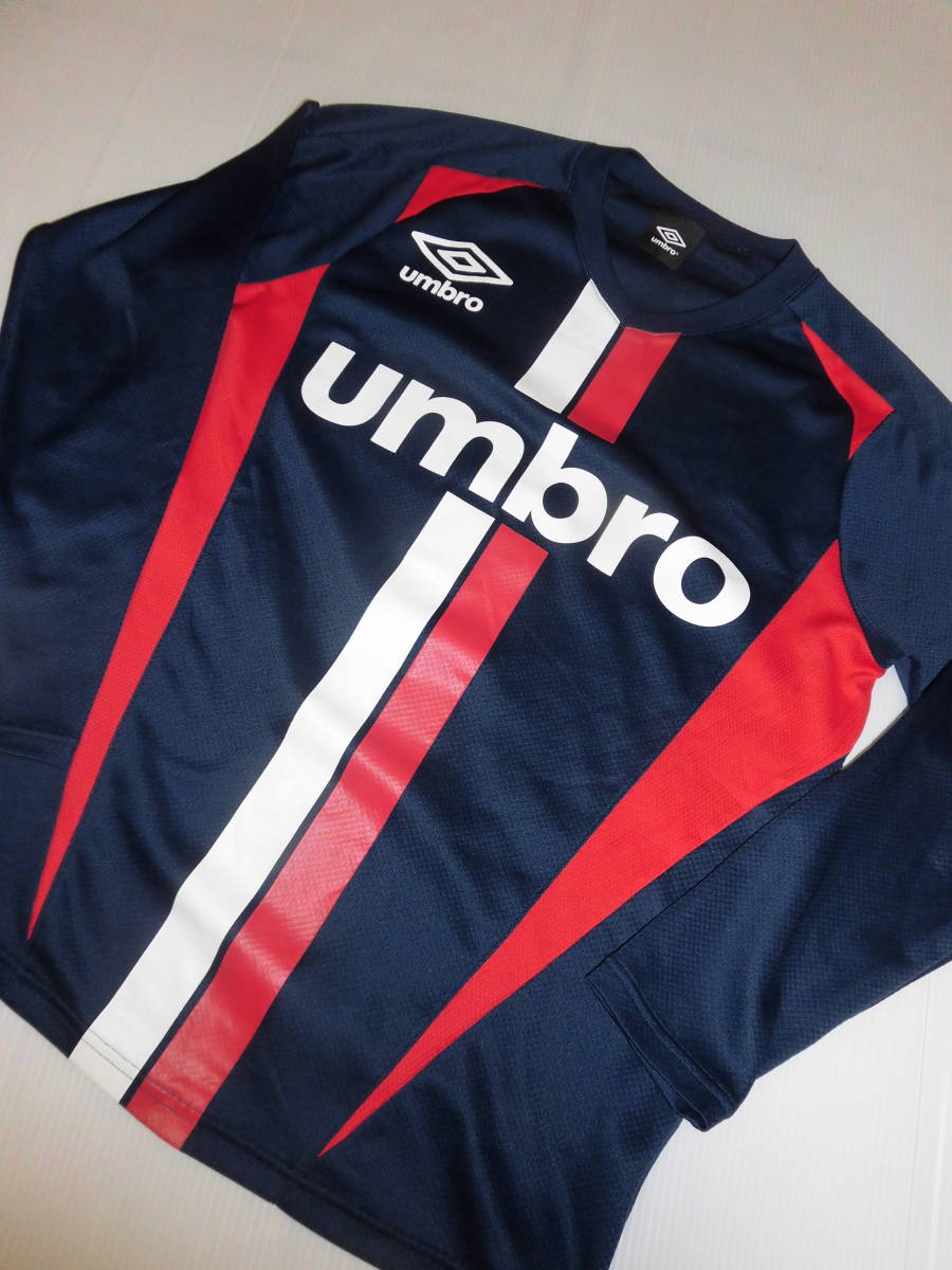 170♪umbro アンブロ♪ロゴプリントTシャツ☆Mサイズ拍卖