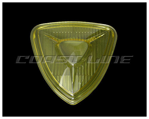 N002683 トライアングルヘッドライトレンズ イエロー拍卖