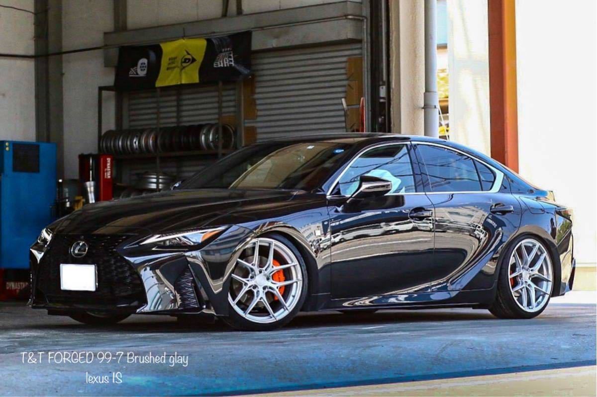 20インチ 4本セット T&T forged 鍛造 ホイール レクサス 全車種に対応 IS Fスポーツ GS ES RC F UX NX HS IS F CT 等にオーダーで作製拍卖