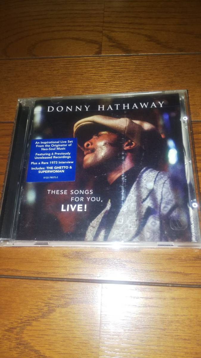 輸入盤CD DONNY HATHAWAY These Songs For You,Live! ダニー・ハサウェイ拍卖