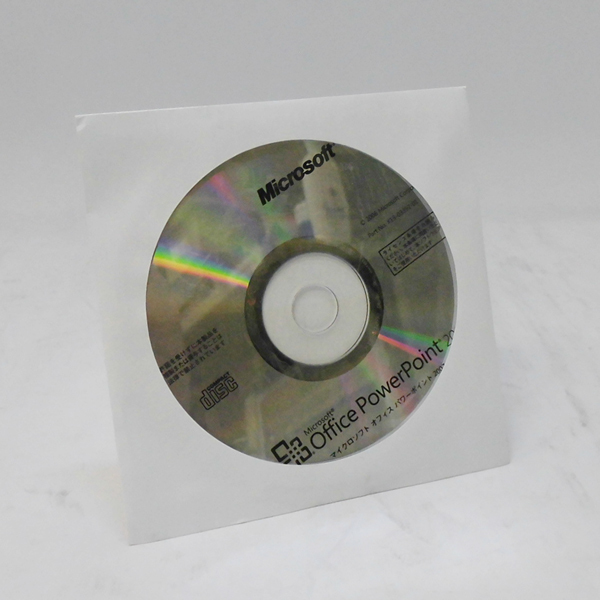 ☆ 即決 MicrosoftOffice PowerPoint 2007 OEM版 CDのみ開封品拍卖