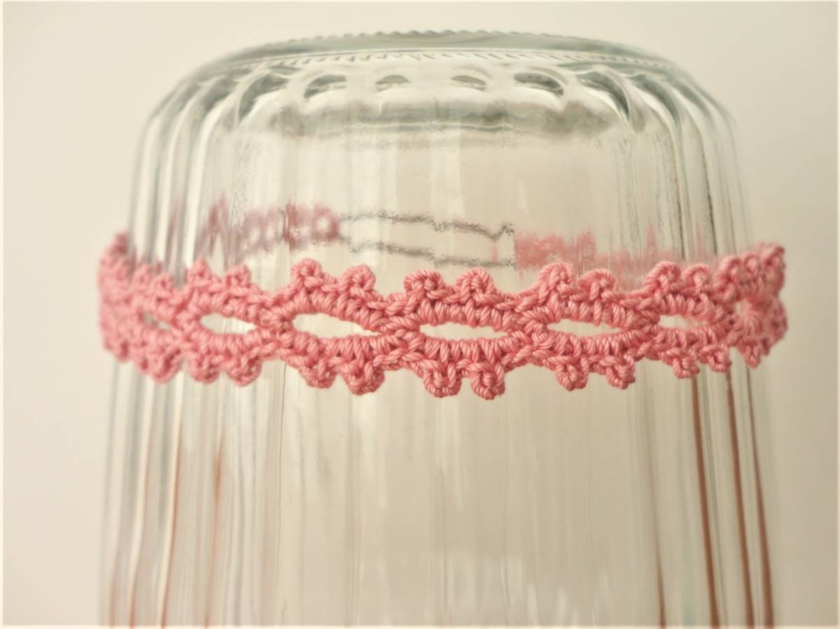 レースが素敵なヘッドアクセサリー*ヘアバンド*レース編み*ハンドメイド*APK*a530拍卖