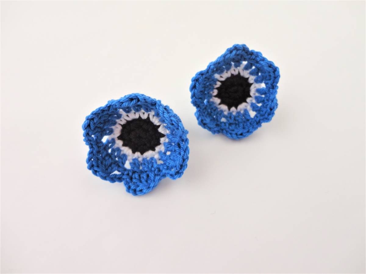 【2個セット】アネモネのヘアゴムS*レース編み*ハンドメイド*BL*a763∴再販×3∴拍卖