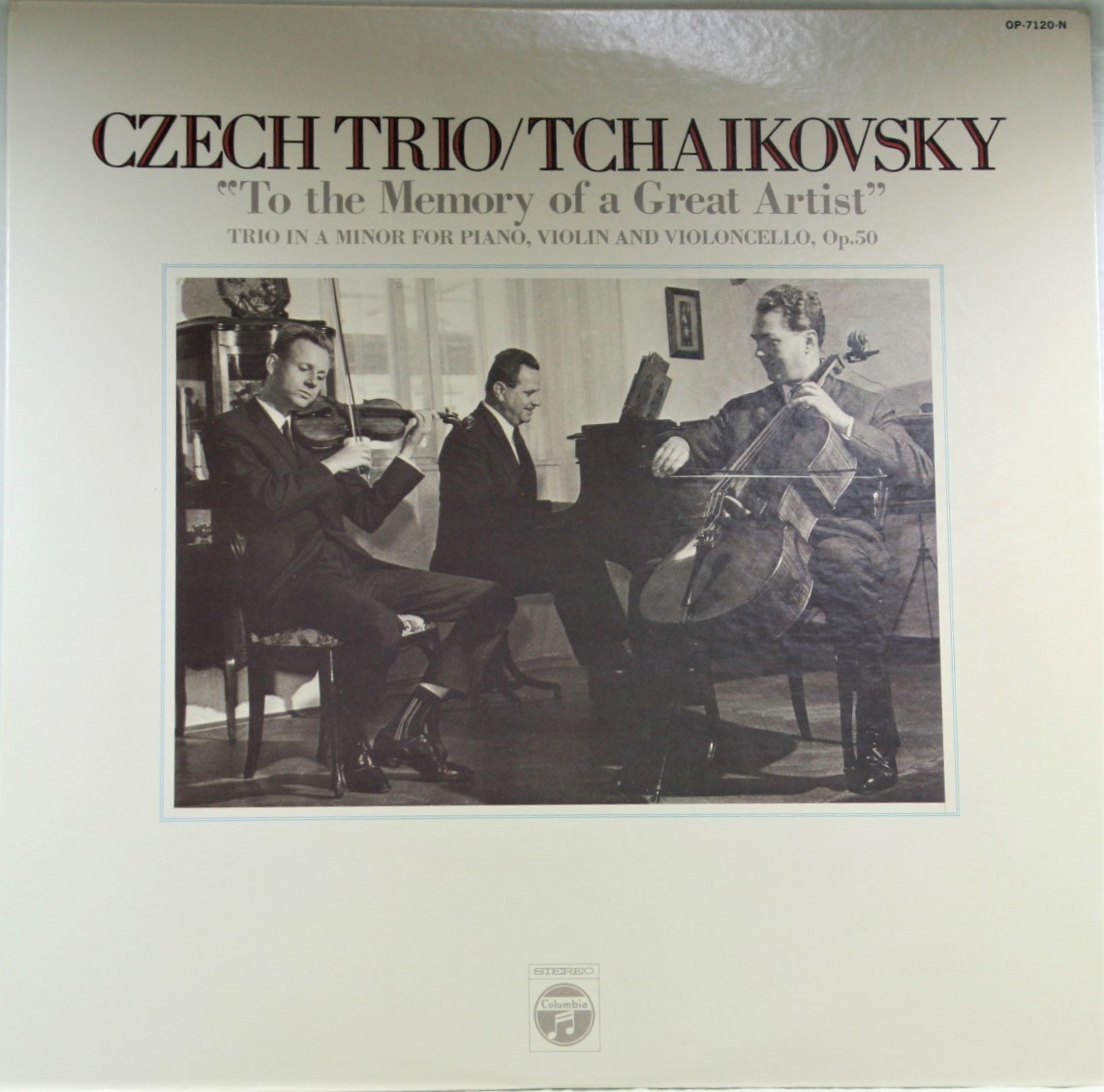 中古LP「Tchaikovsky; To the Memory of a Great Artist/チャイコフスキー:偉大な芸術家の思い出」CZECH TRIO/チェコ・トリオ拍卖