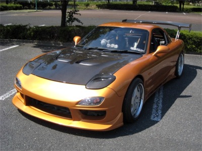☆RX-7 FD3S エアロボンネット カーボン☆MISSION拍卖
