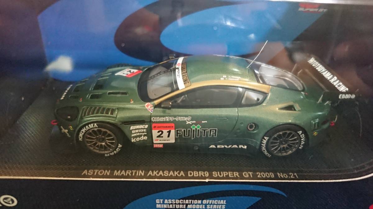 1/43 EBBRO 2009年スーパーGT アストンマーチンアカサカDBR9#21 都筑晶裕、土屋武士拍卖