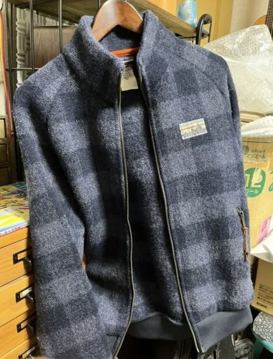 Patagonia 極厚手 ウール ジップセーター ジャケット パタゴニア 廃盤レア XXS拍卖