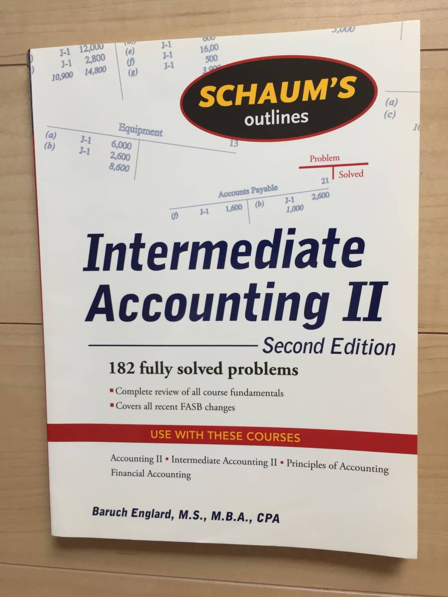 USCPAの勉強に最適☆送料無料☆INTERMEDIATE ACCOUNTING Ⅱ拍卖
