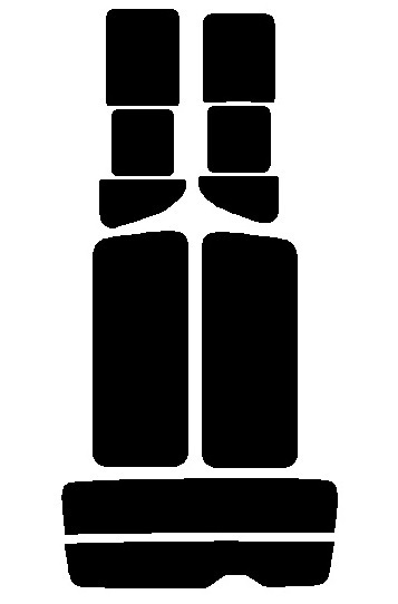 スーパーブラック 5% 2層構造フィルム ハイエースワゴン H214W・H219W 後期 タイプ6 カット済みカーフィルム リヤーセット 拍卖