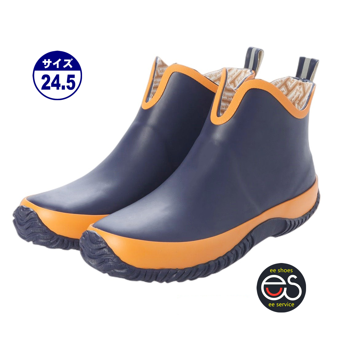 ★新品・人気★【20089-nav-245】ゴム製レインブーツ 吸汗性裏地 通気性インソール お洒落 晴雨兼用 男女兼用拍卖