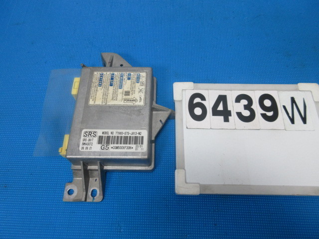 !6439W ステップワゴン RF RF3 純正 SRS エアバッグコンピューター 77960-S7S-J813-M2 XS拍卖