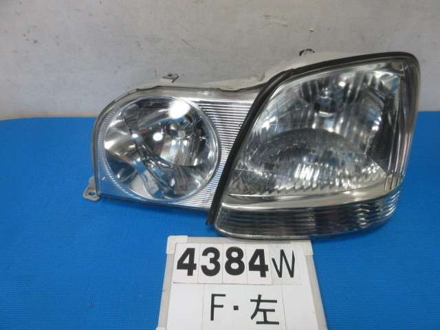 !4384W PROGRES プログレ 前期 JCG10 純正 左 ヘッドライト ヘッドランプ L拍卖