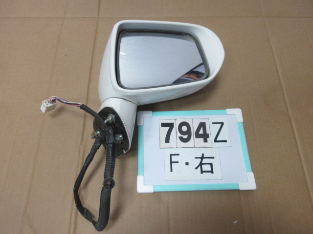 !794Z フィット GD GD1 純正 右 ドアミラー ウィンカー NH578 格納 調整 7ピン S拍卖
