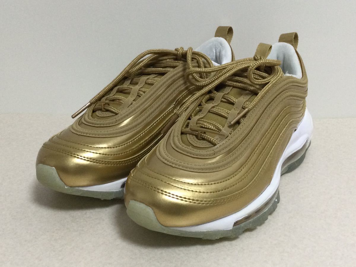 新品未使用!NIKE WMNS AIR MAX 97 QS Metallic gold ナイキ エアマックス 97 ゴールド 6 - 23拍卖
