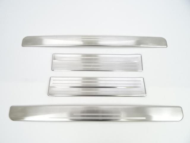 スカッフプレート ドア フット パネル ガード エントランス ガーニッシュ ニッサン リーフ LEAF ZE1拍卖