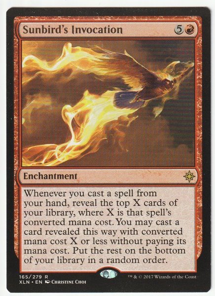 XLN 太陽鳥の祈祷/Sunbird's Invocation 英語1枚拍卖
