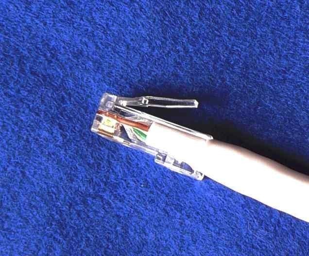 CAT.6A LANケーブル UTP 切り売り用プラグ取り付け 両端拍卖