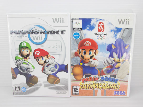 マリオカートwii + 輸入版 マリオ&ソニック AT 北京オリンピック拍卖