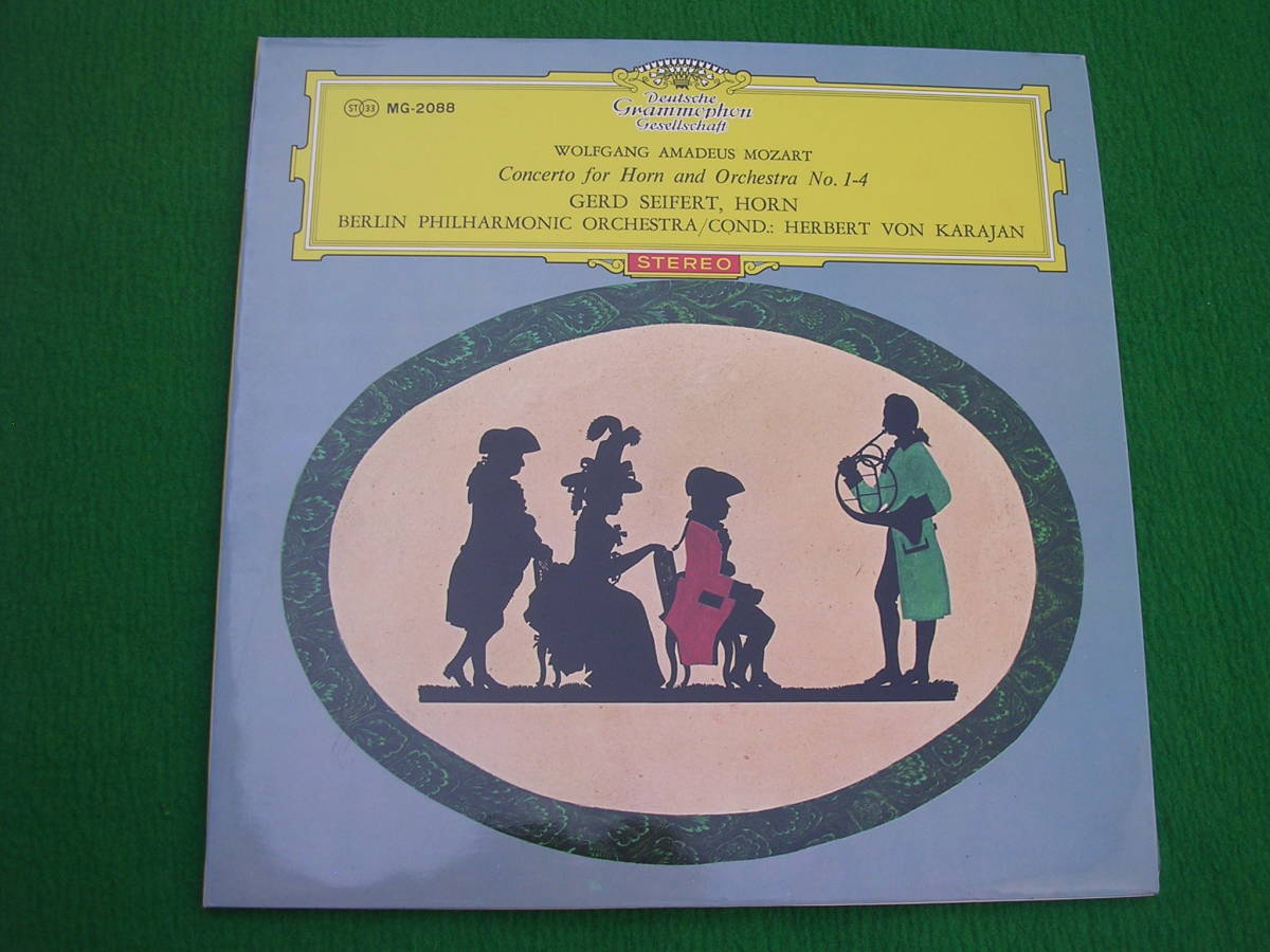 LP◇カラヤン/ザイフェルト/モーツァルト/ホルン協奏曲 第1.2.3.4番拍卖