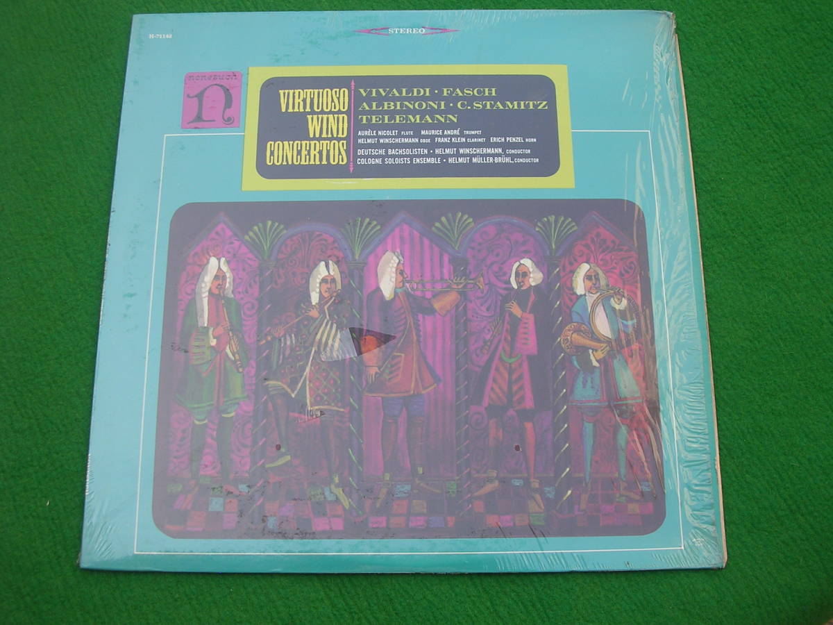 LP・US☆VIRTUOSO WIND CONCERTOS : ヴィヴァルディ/ファッシュ/テレマン拍卖