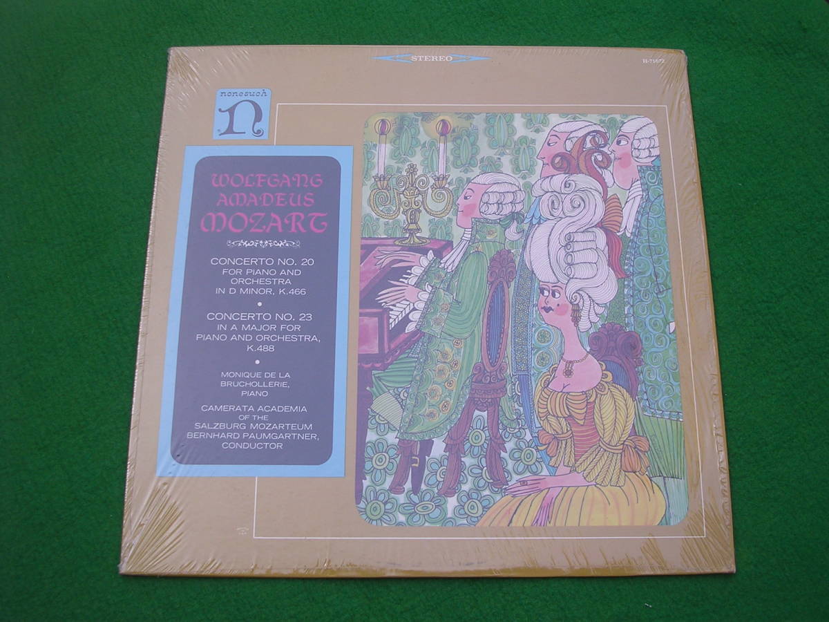LP・US☆ブリュショルリ/モーツァルト/ ピアノ協奏曲 第20・23番拍卖