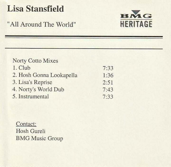 LISA STANSFIELD リサ・スタンスフィールド All Around The World (Norty Cotto Mixes) US盤 貴重 CD拍卖