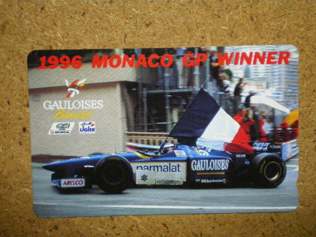 f1・1996 モナコグランプリ GAULOISES 未使用 50度数 テレカ拍卖