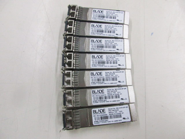 送料無料 在庫7 モジュール BLADE BN-CKM-SP-SR FRU 46C 3449 850nm 10G 1323 AFBR-703SDZ-BN1拍卖