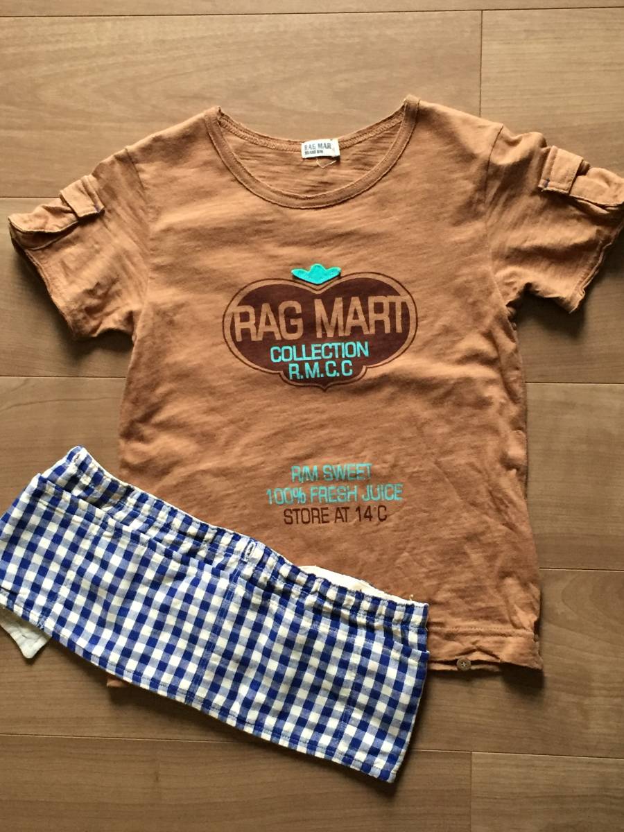 RAG MART ラグマート Tシャツ (チュニック )120 USED / ⑧拍卖