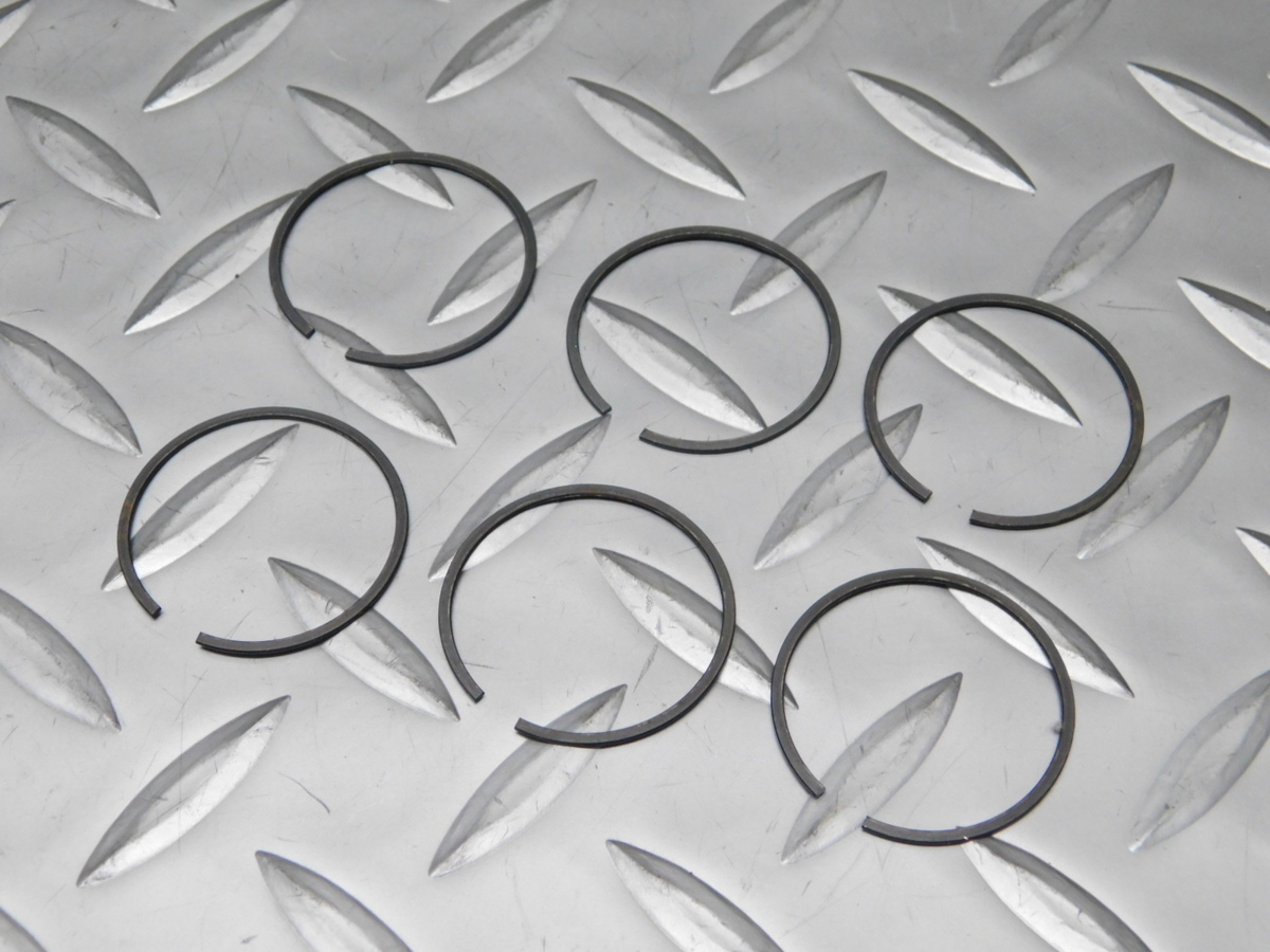 0 新品 BMW 純正 フロントフォーク ピストン スプリング ダンパー リング 6個 セット 31421232059 Fork Ring拍卖