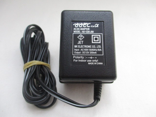 AD30756★MK ELECTRONIC★ACアダプター★AD-1220-JS9★保証付!即決!拍卖