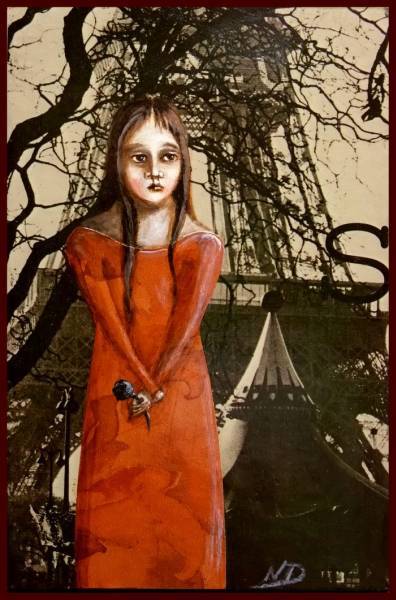 ☆☆☆☆☆ミックス画 いつまでも待っている 「パリ」拍卖