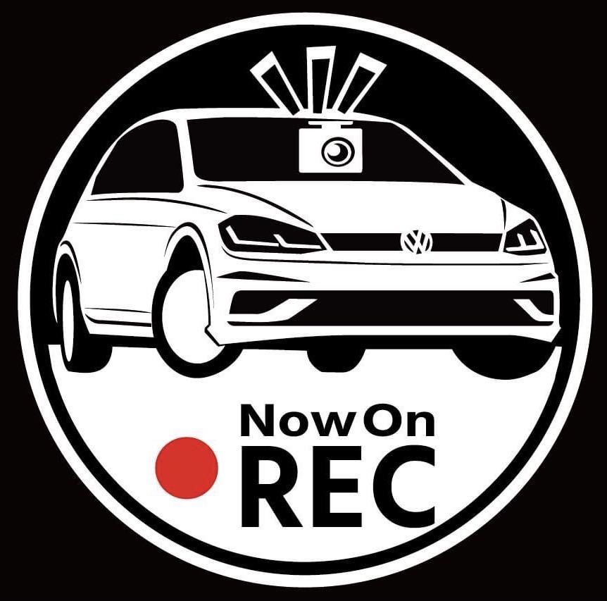 無料車種 カラー 変更可能 フォルクスワーゲン vw ゴルフ ゴルフ7 ドラレコ ドライブレコーダー ステッカー アウディ メルセデス拍卖