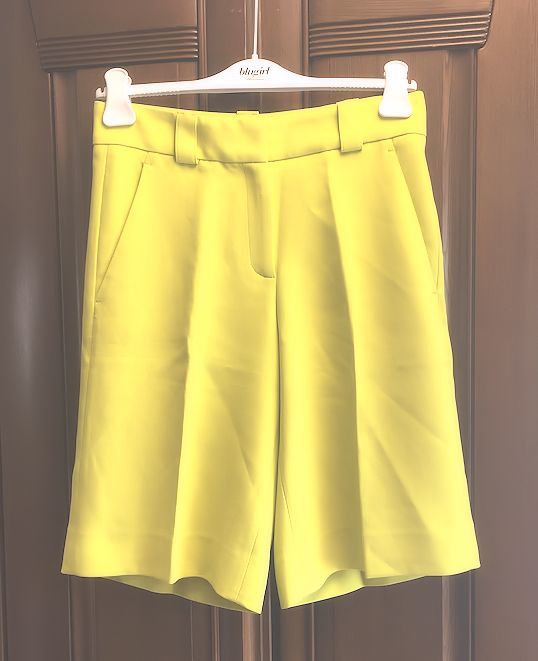 最終価格★JIL SANDER NAVY ジルサンダー・ネイビー★コットン・ハーフ・パンツ・イエロー・サイズ32・ウエスト76cm★未使用拍卖