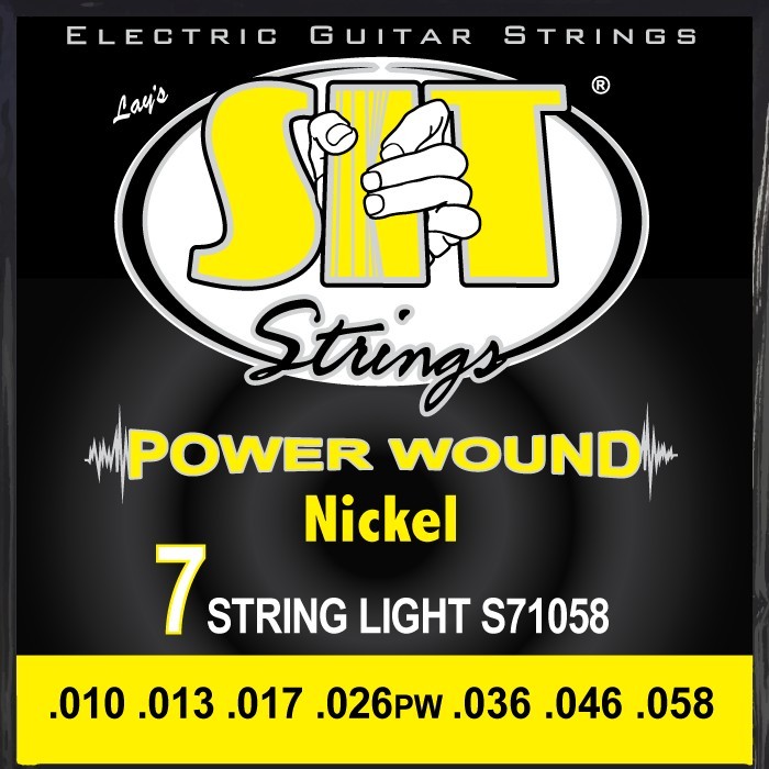 7弦用 SIT S7-1058 Power Wound Light 010-058 エスアイティー エレキギター弦拍卖