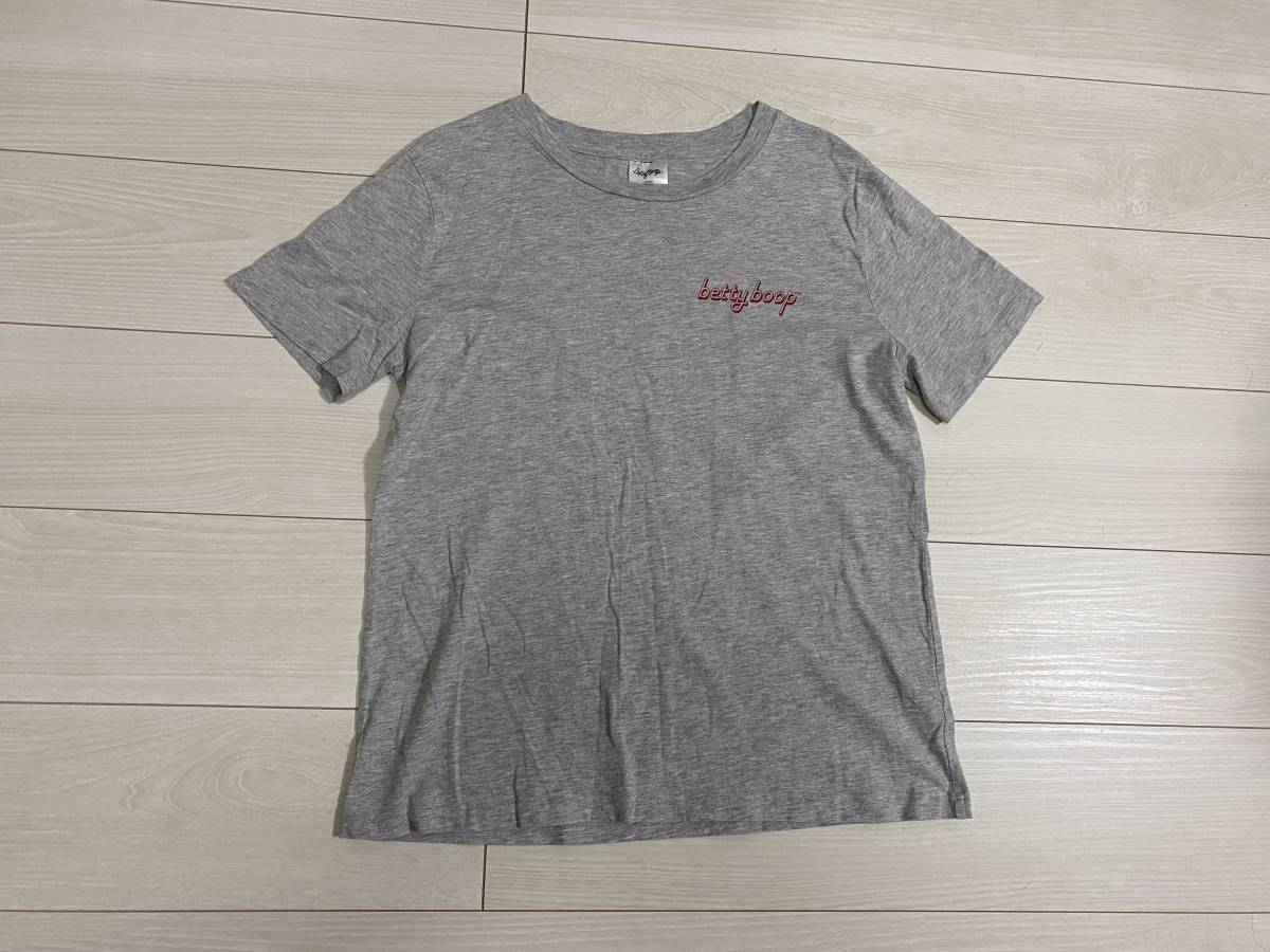 ★GU ジーユー ベティブープ betty boop 半袖Tシャツ XLサイズ レディース バックプリント★拍卖