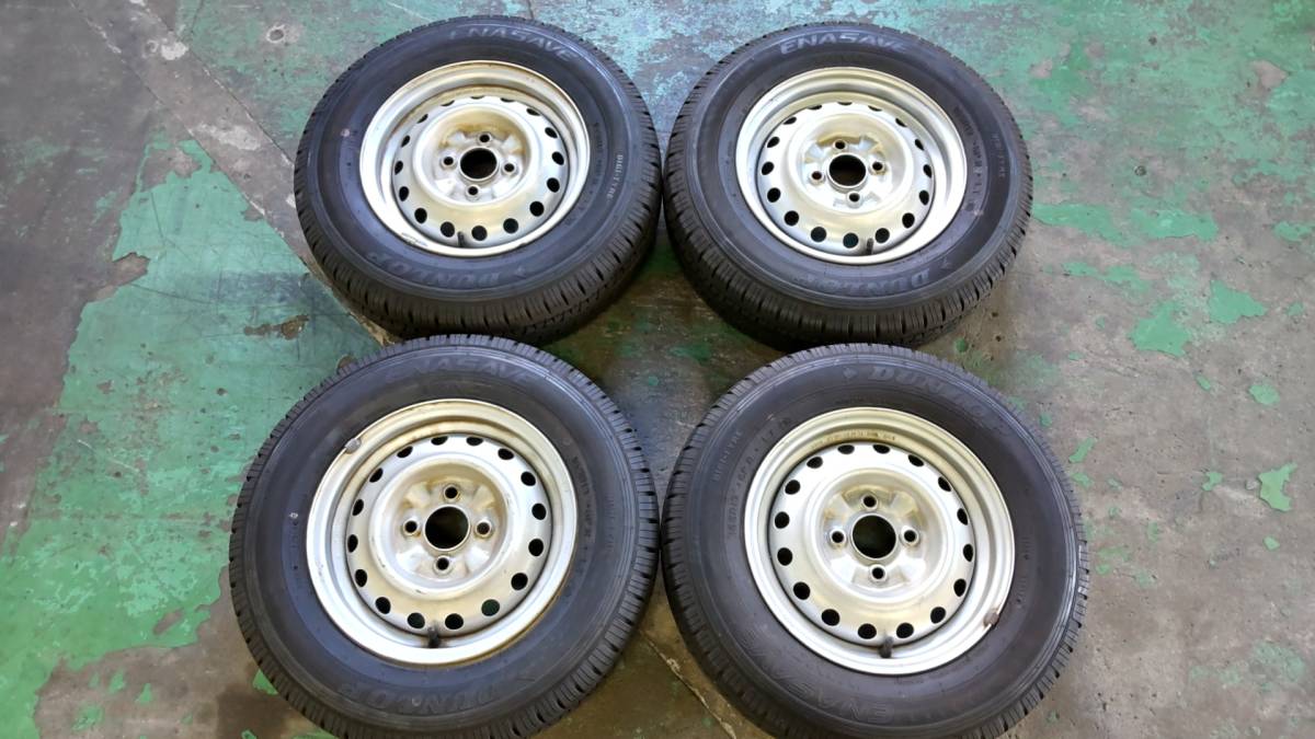 【日産 ADバン】 純正スチールタイヤセット♪ 13インチ拍卖