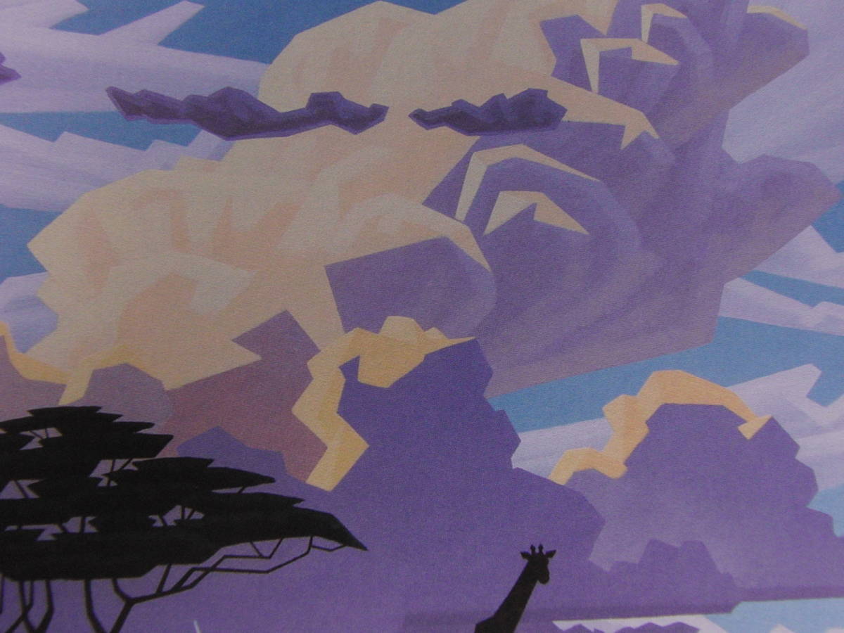 シム・シメール、【AFTERNOON STORM】、希少な額装用画集より、状態良好、新品額装付、送料込み拍卖