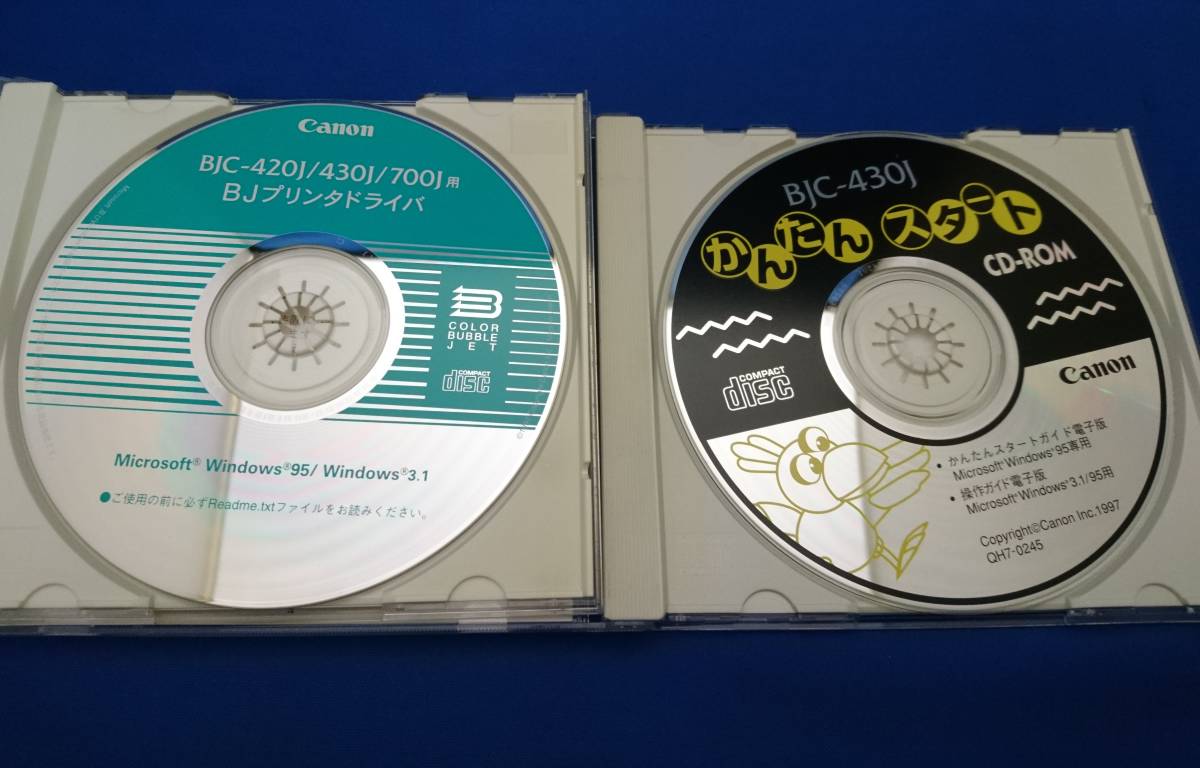 Canon BJC-420J/430J/700J用ドライバディスク Windows3.1/95拍卖