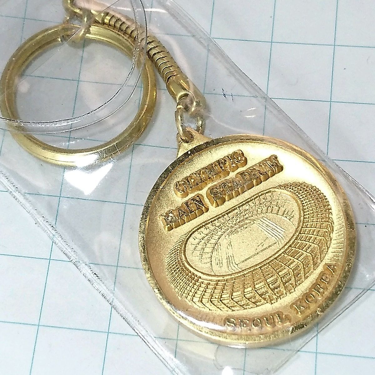 送料無料)韓国 オリンピック メインスタジアム 昭和レトロ 世界 海外 観光地 登山 山登り 旅行 記念 キーホルダ A09390拍卖